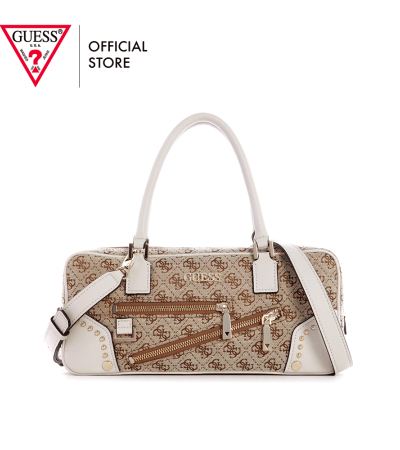 GUESS女式Frankie Brown标志东西手提包