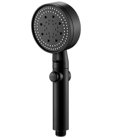High Pressure Shower Head 5 Modes Adjustable Showerheads with 1.5m Hose Water Saving One-Key Stop Spray Nozzle Bathroom Showerhead Accessories